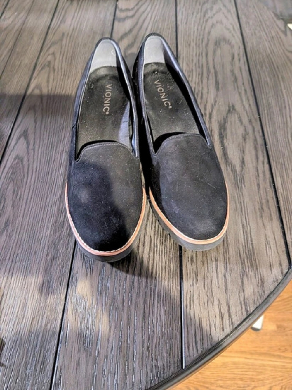 Vionic Willa Wedge Black Wedge Shoes 8.5